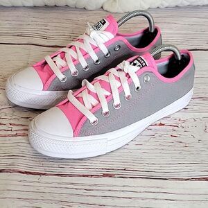 CONVERSE Gray and Pink Women's Size 6.5